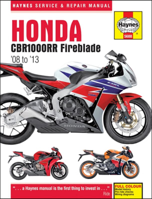 Honda Cbr1000rr Fireblade &#39;08 to &#39;13