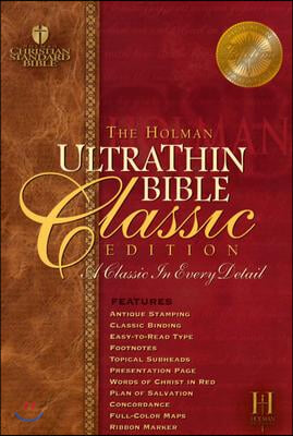 Ultrathin Reference Bible-Hcsb-Classic