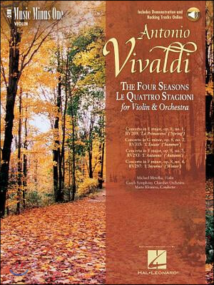 Vivaldi - Le Quattre Stagioni (the Four Seasons) for Violin and Orchestra Book/Online Audio [With 2 CDs]