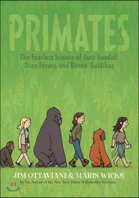 Primates: The Fearless Science of Jane Goodall, Dian Fossey, and Birut?Galdikas (Hardcover)