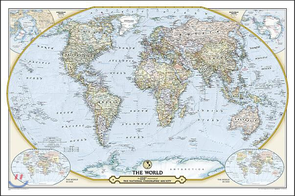 Ngs 125th Anniversary World Map