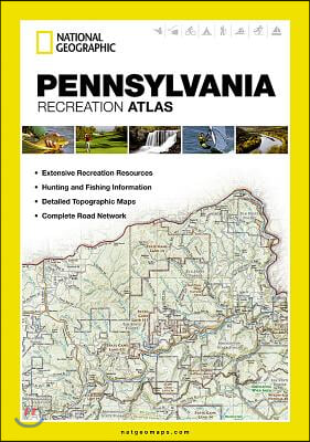 National Geographic Pennsylvania Recreation Atlas 2013