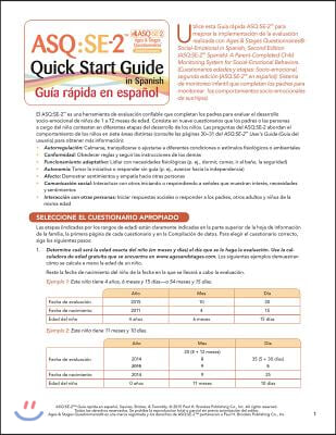 Asq: Se-2(tm) Quick Start Guide in Spanish