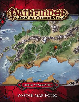 Pathfinder Campaign Setting Hell&#39;s Vengeance Poster Map Folio