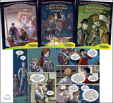 Graphic Novel Adventures of Sherlock Holmes Set 1 (Set)