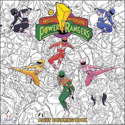 Mighty Morphin Power Rangers Adult Coloring Book