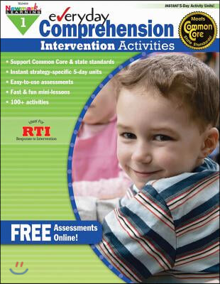 Everyday Comprehension Intervention Activities Grade 1 Book Teacher Resource