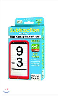 Subtraction 0-12 Flash Cards