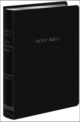 Large Print Wide Margin Bible-KJV