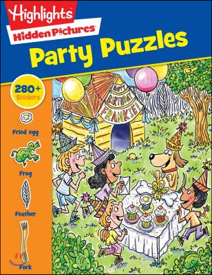 Highlights Sticker Hidden Pictures Party Puzzles