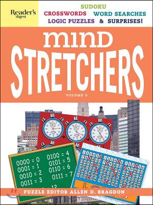 Reader's Digest Mind Stretchers Puzzle Book Vol. 5, 5: Number Puzzles, Crosswords, Word Searches, Logic Puzzles and Surprises