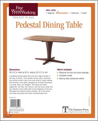 Fine Woodworking&#39;s Pedestal Dining Table