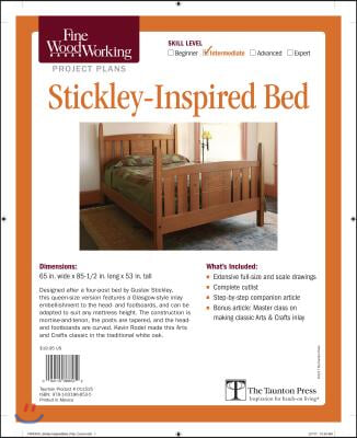 Fine Woodworking&#39;s Stickley-inspired Bed Plan