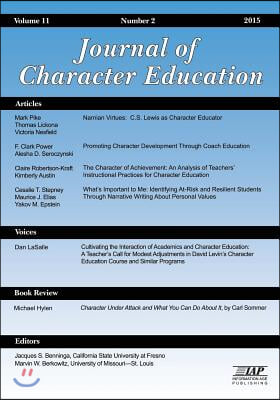 Journal of Character Education Volume 11 Number 2 2015