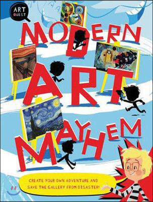 Modern Art Mayhem: Create Your Own Adventure and Save the Gallery from Disaster!