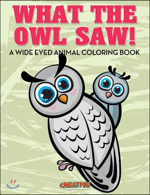 What the Owl Saw! A Wide Eyed Animal Coloring Book