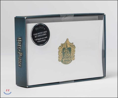 Harry Potter Slytherin Foil Note Cards