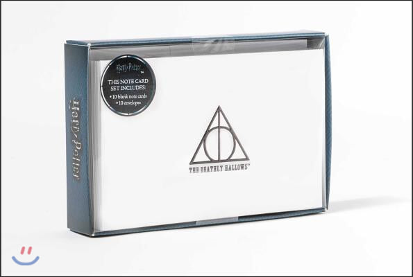 Harry Potter - Deathly Hallows Embossed Foil Note Cards