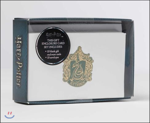 Harry Potter Slytherin Crest Embossed Foil Gift Cards