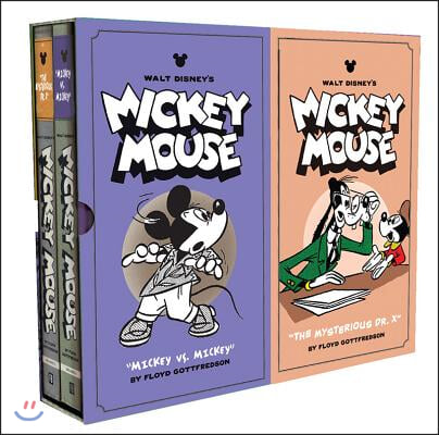 Walt Disney's Mickey Mouse Gift Box Set: Mickey vs. Mickey and the Mysterious Dr. X: Vols. 11 & 12