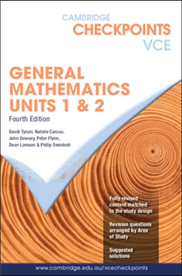 Cambridge Checkpoints VCE General Mathematics Units 1&amp;2