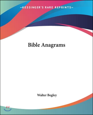 Bible Anagrams