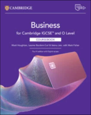 Cambridge IGCSE™ and O Level Business Coursebook with Digital Access (2 Years)