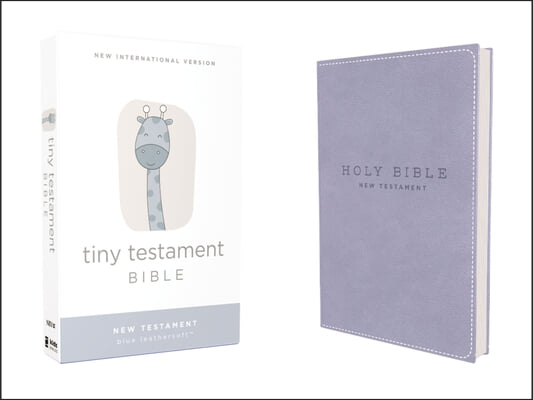 Niv, Tiny Testament Bible, New Testament, Leathersoft, Blue, Comfort Print