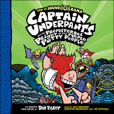 Captain Underpants and the Preposterous Plight of the Purple Potty People: Color Edition (Captain Underpants #8): Volume 8