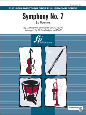 Symphony No. 7: 2nd Movement, Conductor Score & Parts