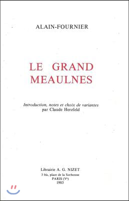 Le Grand Meaulnes D&#39;alain-fournier