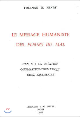 Le Message Humaniste Des Fleurs Du Mal