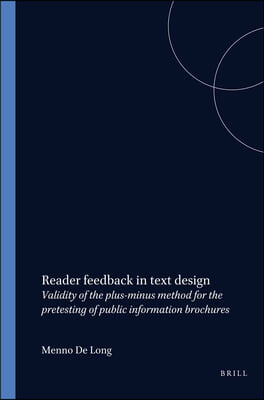 Reader Feedback in Text Design