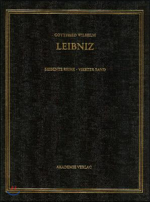 Gottfried Wilhelm Leibniz. S&#228;mtliche Schriften und Briefe, BAND 4, 1670-1673. Infinitesimalmathematik