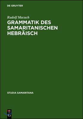 Grammatik Des Samaritanischen Hebr&#228;isch