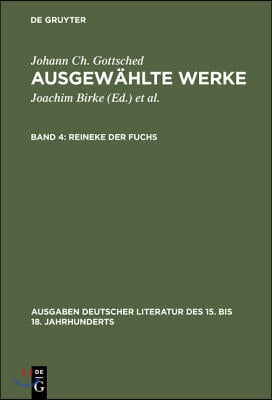 Ausgew&#228;hlte Werke, Bd 4, Reineke der Fuchs