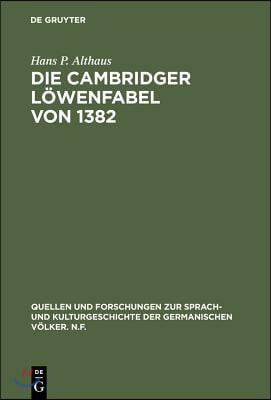 Die Cambridger L&#246;wenfabel von 1382
