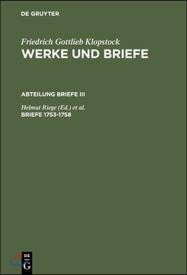 Briefe 1753-1758