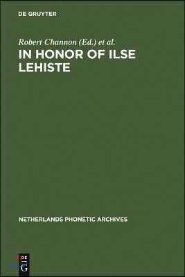 In Honor of Ilse Lehiste: Ilse Lehiste P&#252;hendusteos