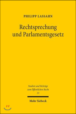 Rechtsprechung Und Parlamentsgesetz: Uberlegungen Zu Anliegen Und Reichweite Eines Allgemeinen Vorbehalts Des Gesetzes