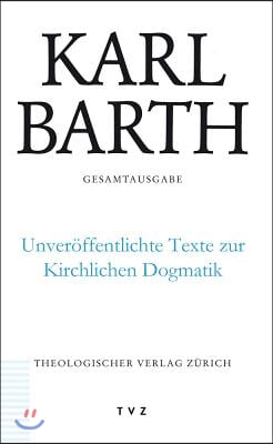 Karl Barth Gesamtausgabe