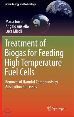 Treatment of Biogas for Feeding High Temperature Fuel Cells: Removal of Harmful Compounds by Adsorption Processes