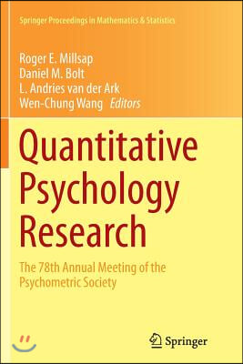 Quantitative Psychology Research: The 78th Annual Meeting of the Psychometric Society