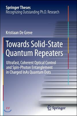 Towards Solid-State Quantum Repeaters: Ultrafast, Coherent Optical Control and Spin-Photon Entanglement in Charged Inas Quantum Dots