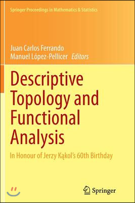 Descriptive Topology and Functional Analysis: In Honour of Jerzy Kakol&#39;s 60th Birthday