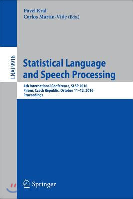 Statistical Language and Speech Processing