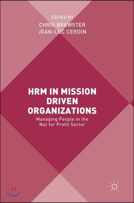 Hrm in Mission Driven Organizations: Managing People in the Not for Profit Sector