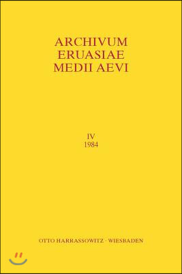 Archivum Eurasiae Medii Aevi IV 1984