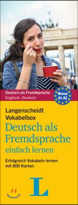 Langenscheidt Vokabelbox Deutsch Als Fremdsprache einfach lernen