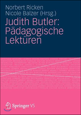 Judith Butler: Padagogische Lekturen